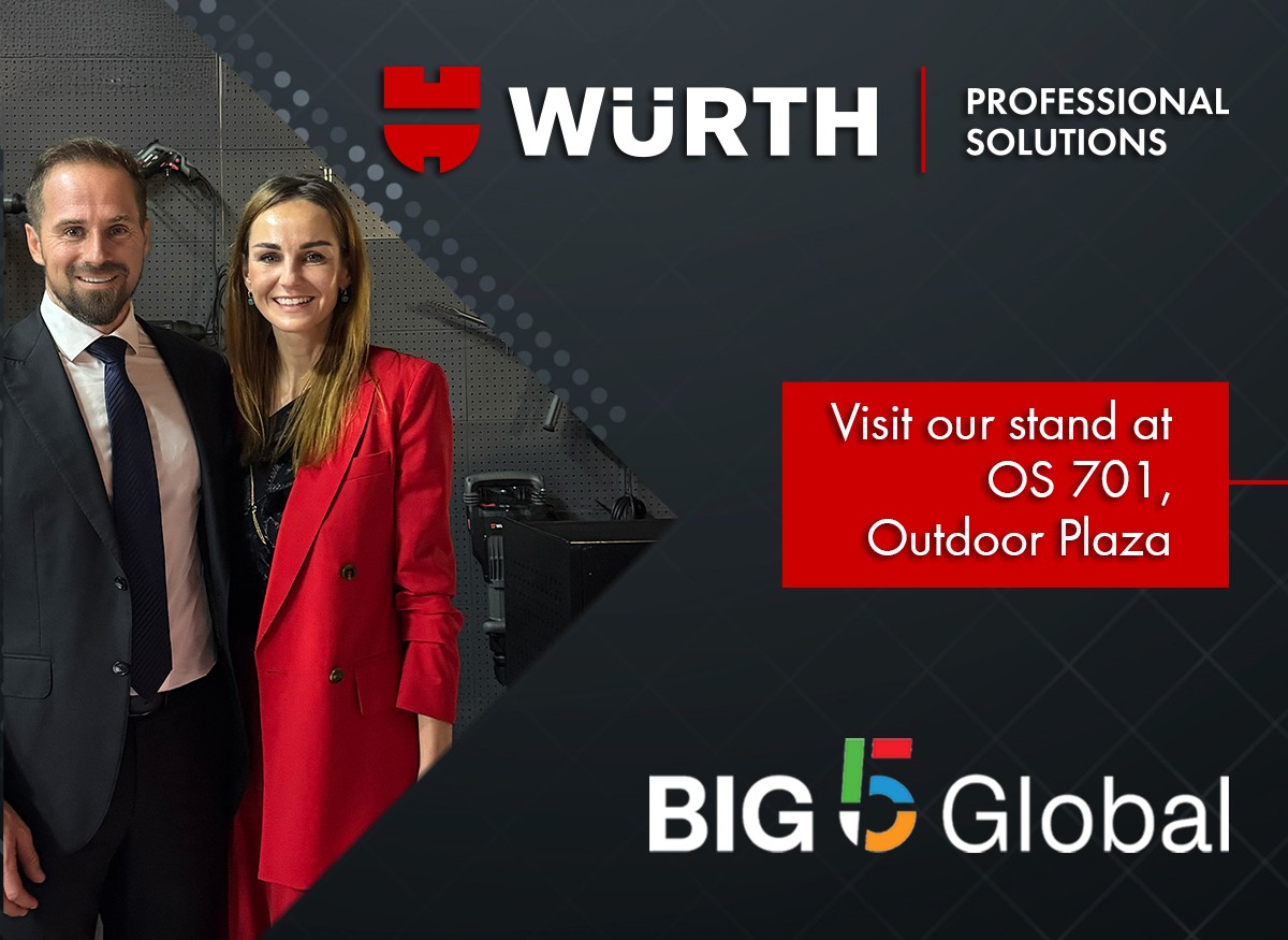 <p>Big 5 Global marks the official launch of Würth Professional Solutions in the Middle East as the single-source gateway to over 3 million Würth Group products and services. As a Gold Sponsor and Strategic Partner for a Resilient Future, Würth Professional Solutions showcases its commitment to regional growth through expertise and innovative solutions.</p>
<p>Angela Pernsteiner - Visionary Founder</p>
