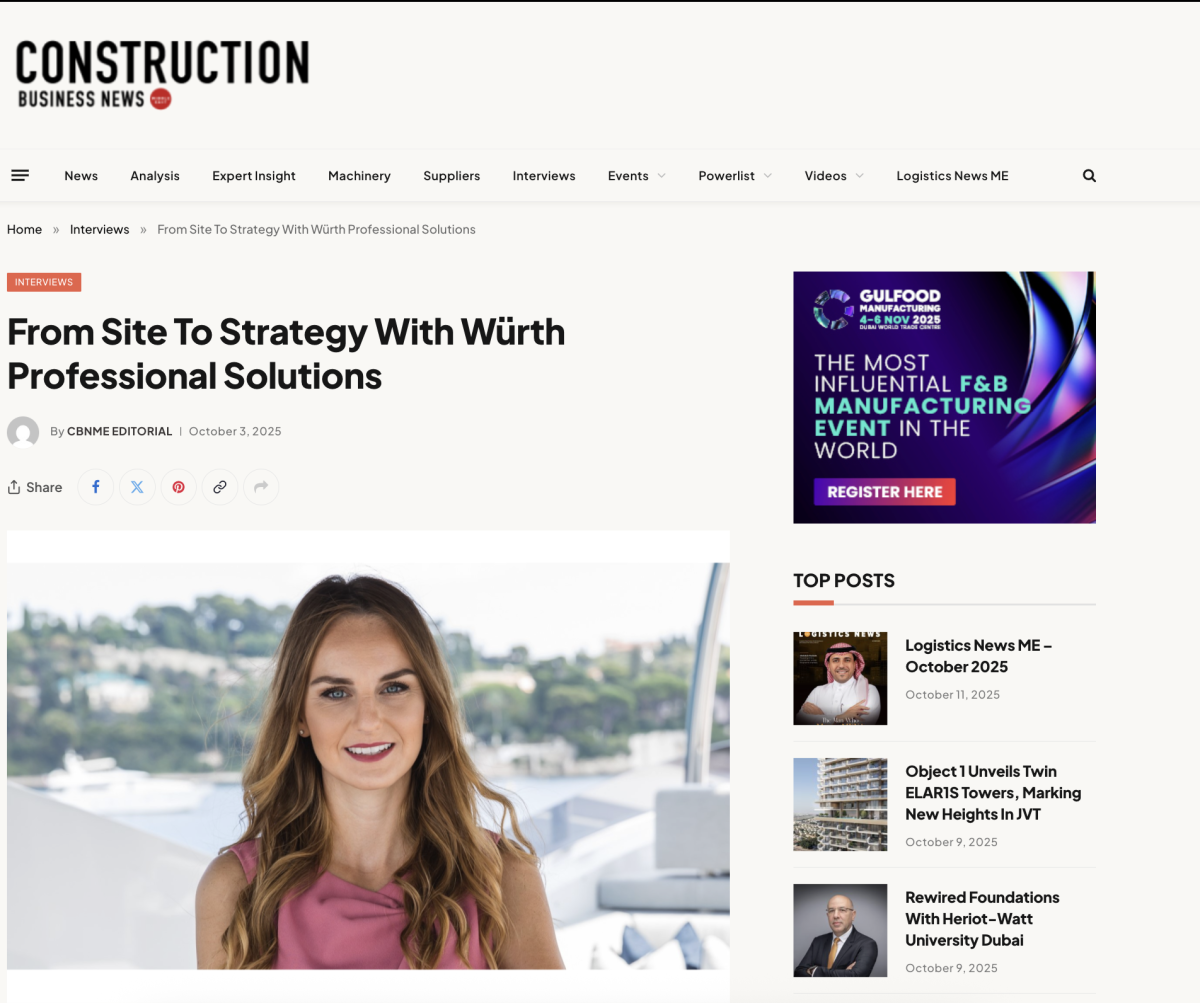 From Site To Strategy With Würth Professional Solutions